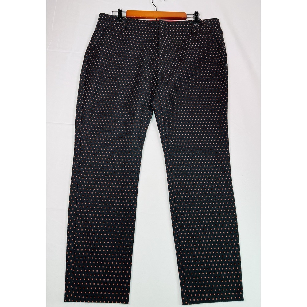 Scotch & Soda Magical Altitudes Star Jacquard Pant Size XL Black Red EUC